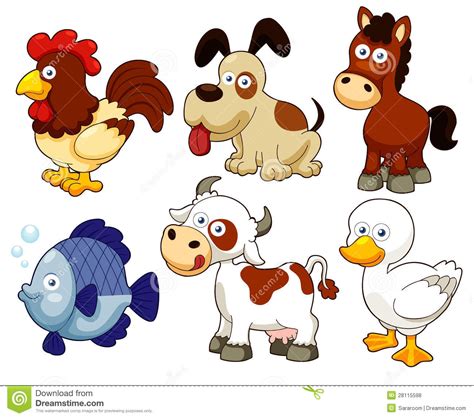 domestic animals clipart